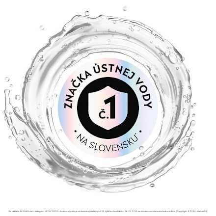 Ústna voda Advanced White Mild Taste Spearmint Listerine