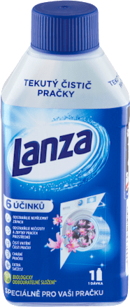 Tekutý čistič práčky so sviežou vôňou Lanza