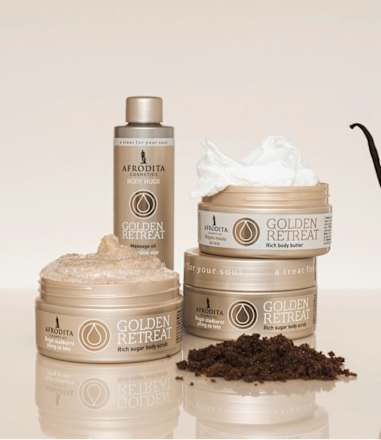 Šećerni piling za tijelo Golden Retreat AFRODITA