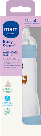 Babyflasche Easy Start Anti-Kolik blau 4+ Monate 320 ml mam