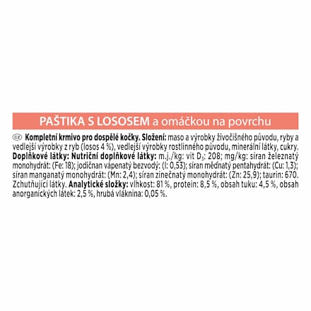 Revelations paštika pro kočky s lososem a omáčkou 2x57g PURINA GOURMET