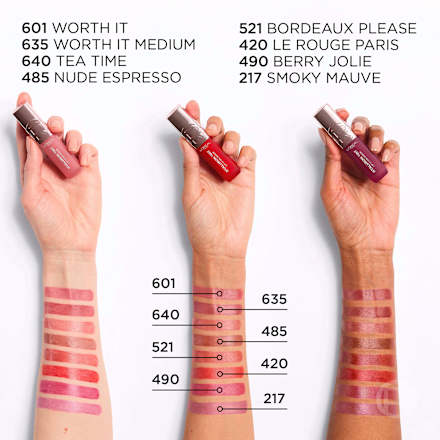 tekutá rtěnka Hyaluron Tint, 521 Bordeaux Please L'ORÉAL PARiS