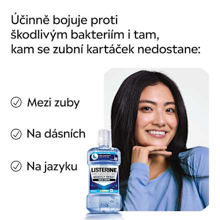 ústní voda Nightly Reset Listerine