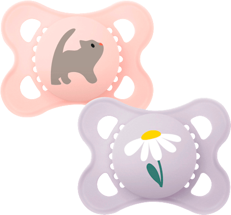 Schnuller Original Pure rosa/flieder 6-16 Monate mam