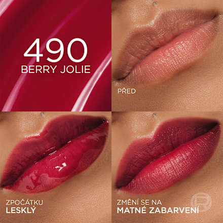 tekutá rtěnka Hyaluron Tint, 490 Berry Jolie  L'ORÉAL PARiS