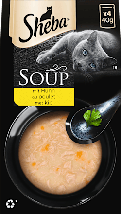 Katzensnack Classic Soup mit Hühnchenbrustfilets Sheba