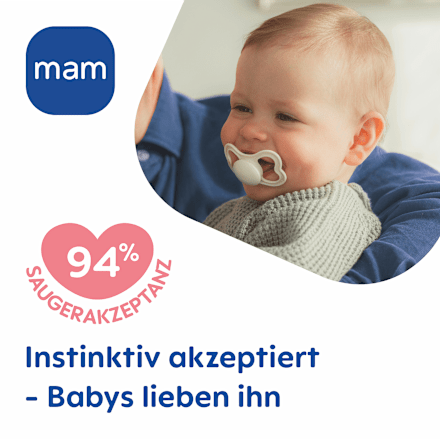 Schnuller Supreme pink/violett 6-16 Monate mam