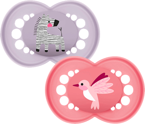 Schnuller Original Pure rosa/flieder 6-16 Monate mam