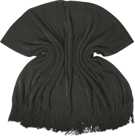 Poncho offen olive PURSET