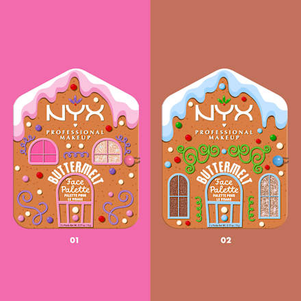 Blush Palette Buttermelt 02 Deep NYX PROFESSIONAL MAKEUP