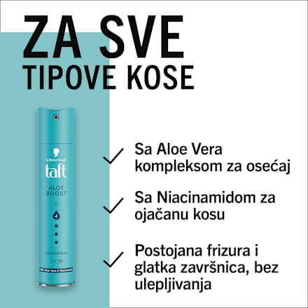 ALOE BOOST lak za kosu Schwarzkopf taft