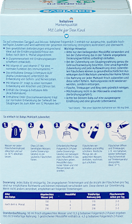 Nadaljevalno mleko za dojenčke 2, od dopolnjenega 6. meseca babylove