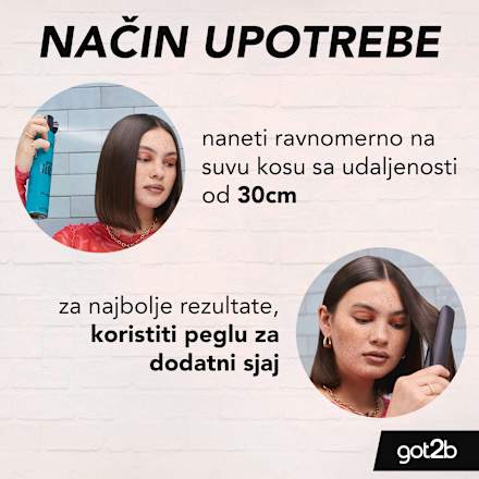 got GLOSS lak za kosu - shine finish got2b