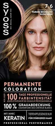 Haarfarbe 7_6 Warmes Beigeblond Syoss