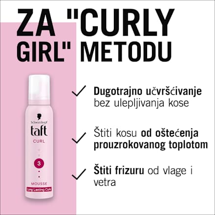Curly pena za kosu  Schwarzkopf taft