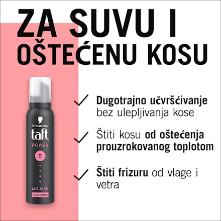 Power Cashmere Touch – pena za kosu  Schwarzkopf taft