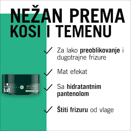 Molding glina za oblikovanje kose  Schwarzkopf taft