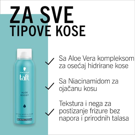 ALOE BOOST sprej za kosu Schwarzkopf taft