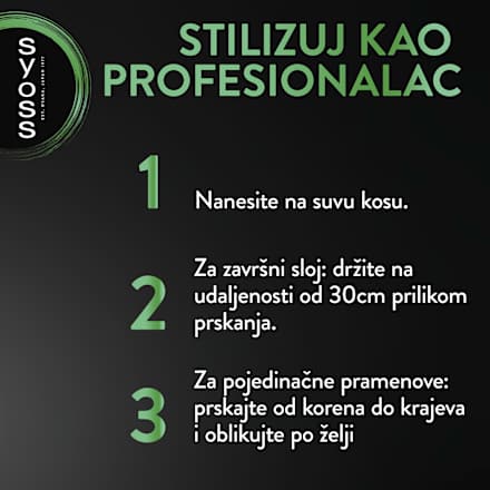 Max & Hold - lak za kosu syoss