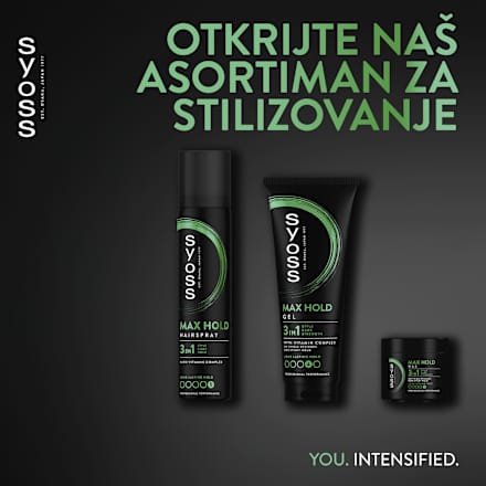 Max & Hold - lak za kosu syoss