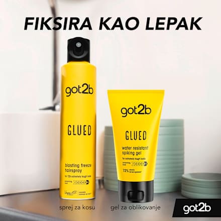 GLUED vodootporni gel za kosu got2b