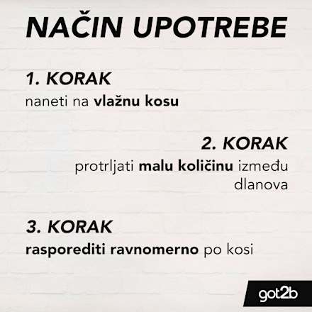 GLUED vodootporni gel za kosu got2b