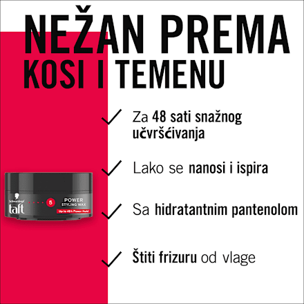 Power vosak za kosu Schwarzkopf taft