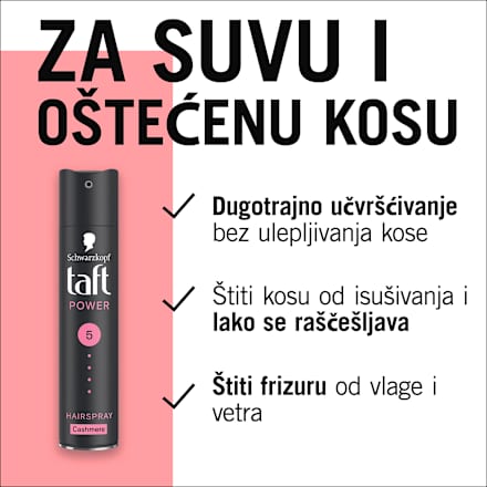 Power Cashmere - lak za kosu  Schwarzkopf taft