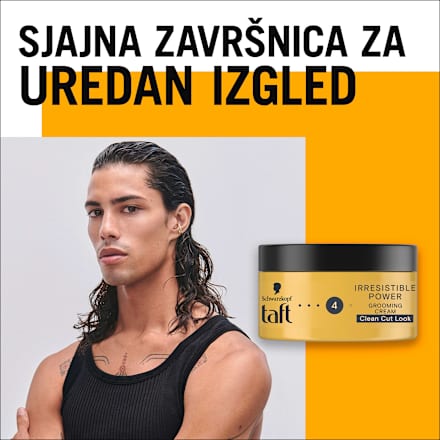 IRRESISTIBLE POWER krema za oblikovanje kose, jačina učvršćivanja: 4 Schwarzkopf taft