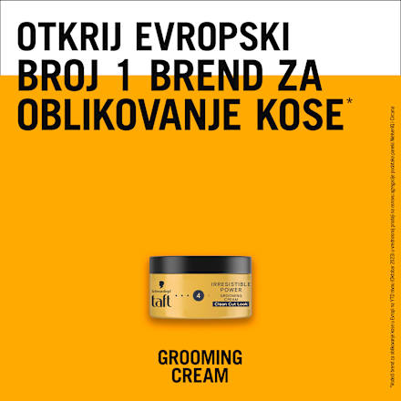 IRRESISTIBLE POWER krema za oblikovanje kose, jačina učvršćivanja: 4 Schwarzkopf taft