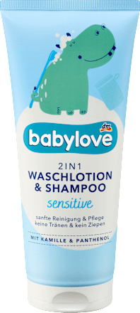 2in1 gel de duş&şampon babylove