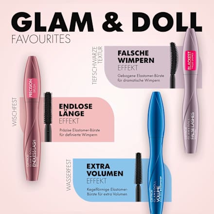 Mascara Volume Glam & Doll Waterproof CATRICE