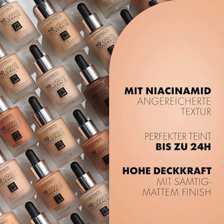 Foundation HD Liquid Coverage 032 Nude Beige CATRICE