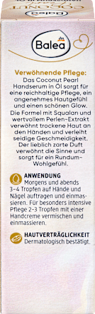 Olejové sérum na ruky Coconut Pearl Balea