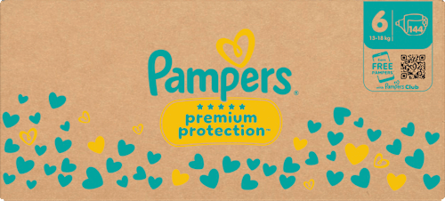 Windeln Premium Protection Gr.6 Extra Large (13+ kg), Monatsbox Pampers