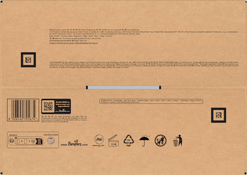 Windeln Premium Protection Gr.6 Extra Large (13+ kg), Monatsbox Pampers