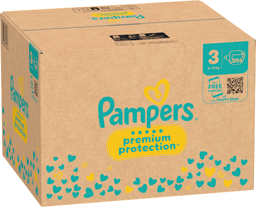 Windeln Premium Protection Gr. 3 Midi (6-10 kg), Monatsbox Pampers