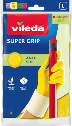 Haushaltshandschuhe Der Griffige Größe L (1 Paar) Vileda