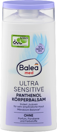 Bodybalsam Ultra Sensitive Panthenol Balea med