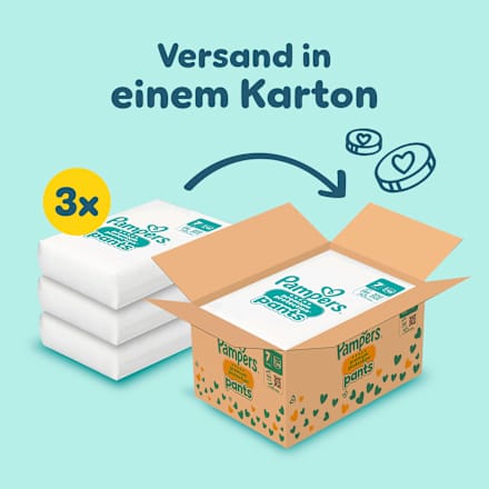 Baby Pants Gr. 7 Extra Large (15+ kg) Monatsbox Pampers premium protection