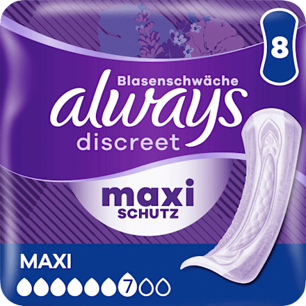 discreet Einlagen Inkontinenz Ultimate Tag  always
