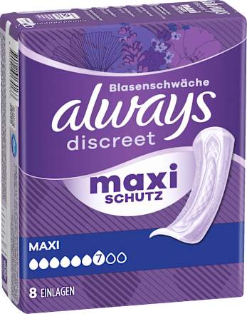 discreet Einlagen Inkontinenz Ultimate Tag  always