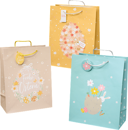 Geschenktasche mit Oster-Motiv, maxi, hoch Profissimo