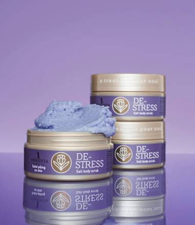 Solni piling za telo Body Hugs De-Stress AFRODITA