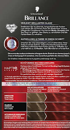 Haare Aufheller & Haarfarbe L843 Leuchtendes Rot Schwarzkopf Brillance