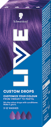 Farbiace kvapky na vlasy - Orchid Purple Schwarzkopf LIVE