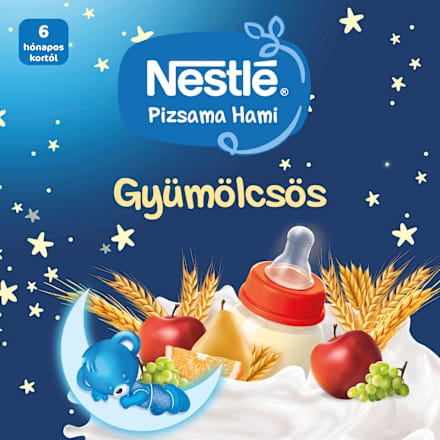 Tejpép Pizsama Hami, gyümölcsös, 6 hónapos kortól  Nestlé
