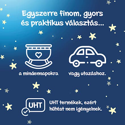 Pizsama Hami -  folyékony gabonás bébiétel vaníliás ízesítéssel 6 hónapos kortól Nestlé