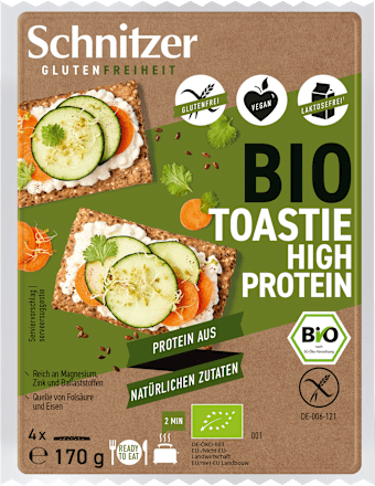 Bio proteinski toast, brez glutena Schnitzer
