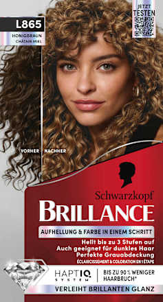 Haare Aufheller & Haarfarbe L865 Honigbraun Schwarzkopf Brillance